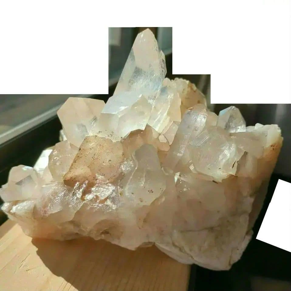 マニカラン水晶　原石　クラスター　稀少　パワーストーン