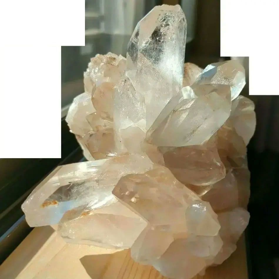 マニカラン水晶　原石　クラスター　稀少　パワーストーン