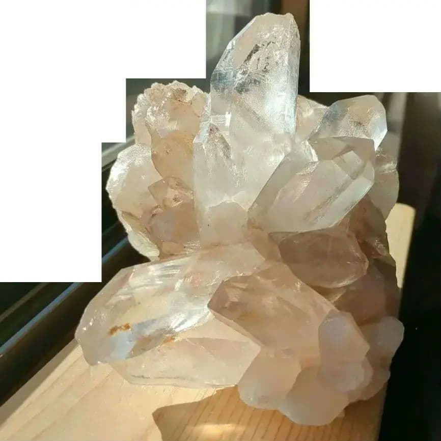 マニカラン水晶　原石　クラスター　稀少　パワーストーン