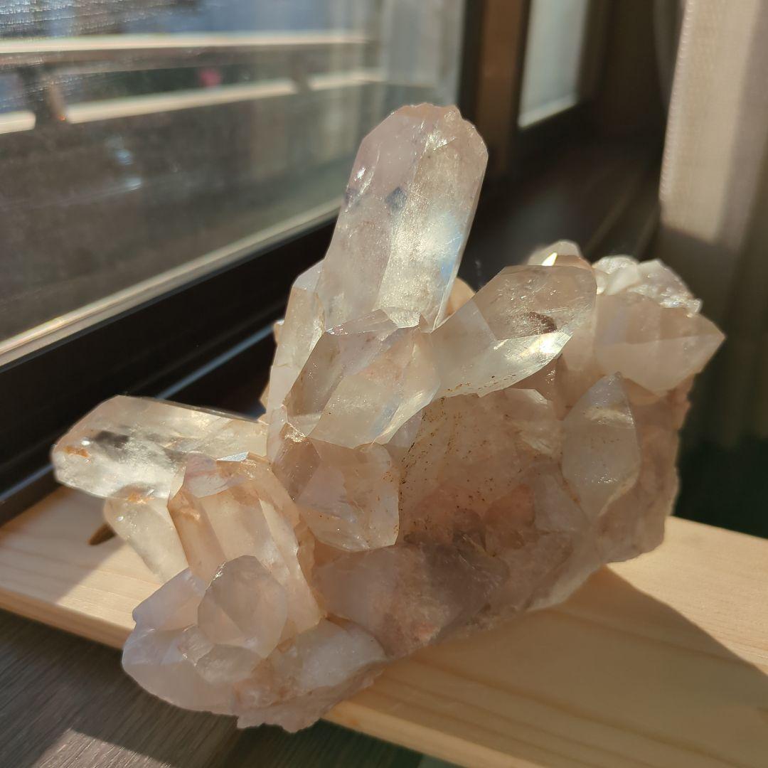 マニカラン水晶　原石　クラスター　稀少　パワーストーン