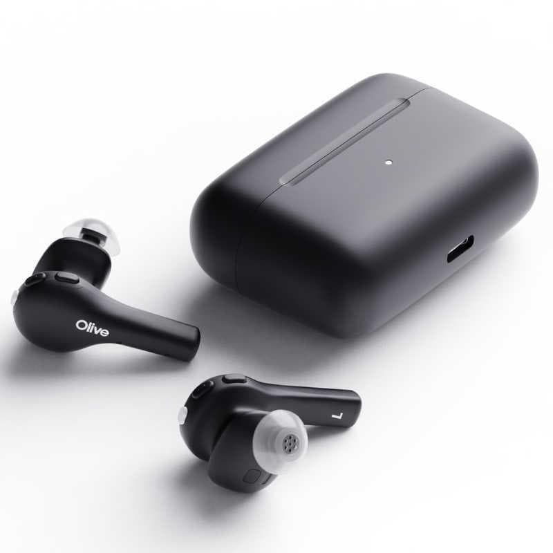 集音器 Olive Air 　ブラック 　両耳セット ６０歳代からの聞こえケア