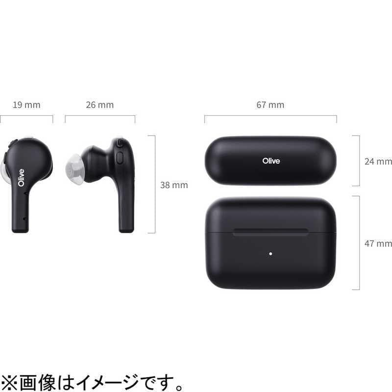 集音器 Olive Air 　ブラック 　両耳セット ６０歳代からの聞こえケア