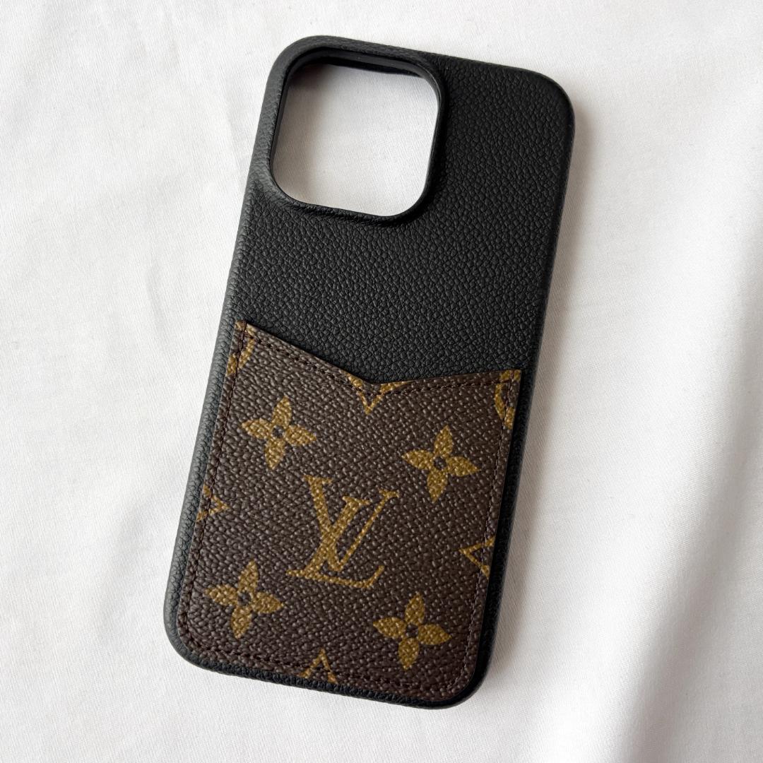 超美品 ルイヴィトン モノグラム スマホケース ノワール M82888