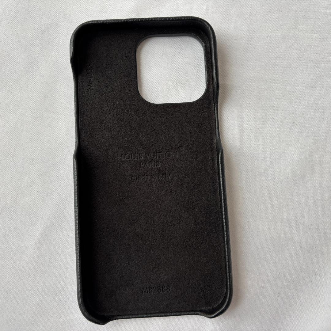 超美品 ルイヴィトン モノグラム スマホケース ノワール M82888