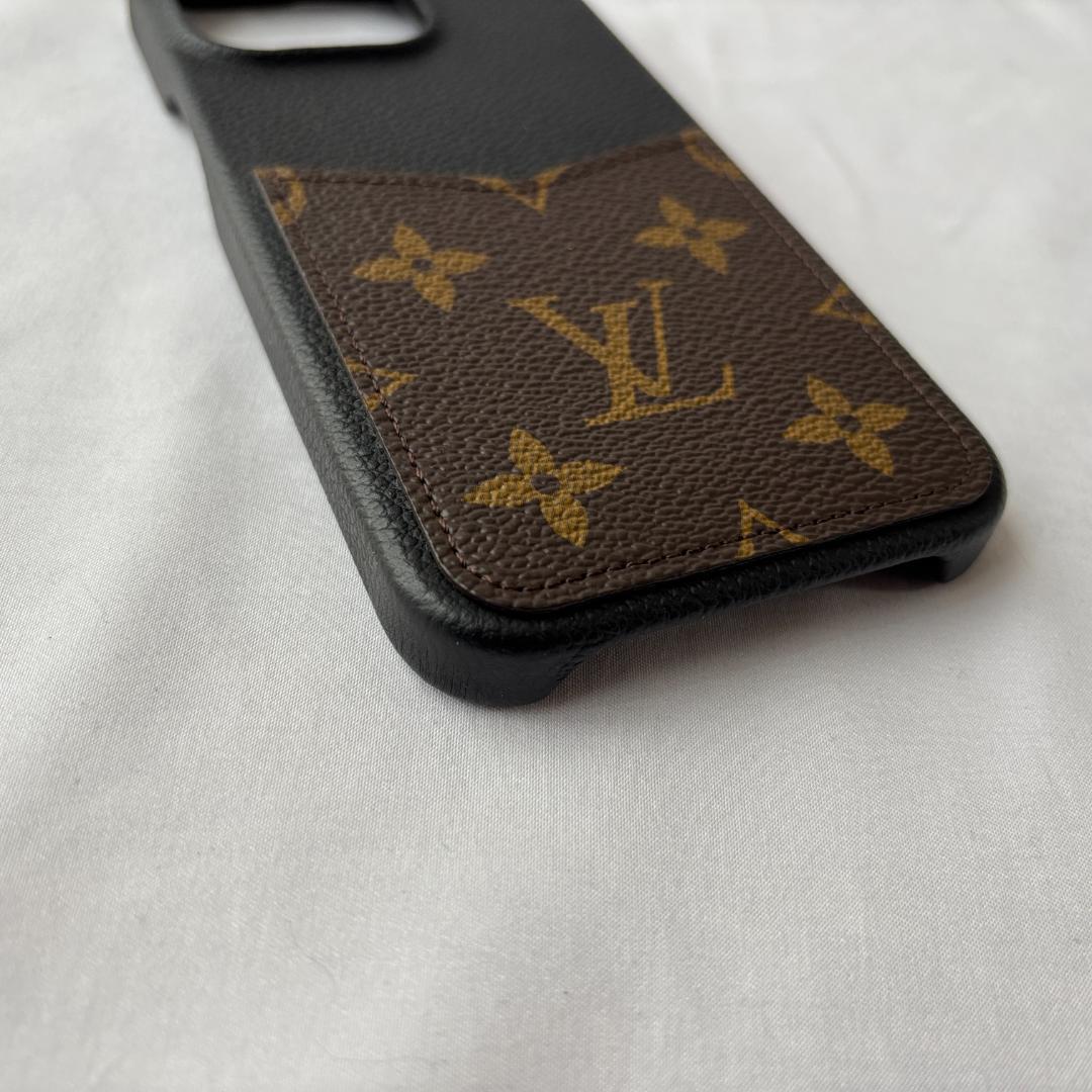 超美品 ルイヴィトン モノグラム スマホケース ノワール M82888
