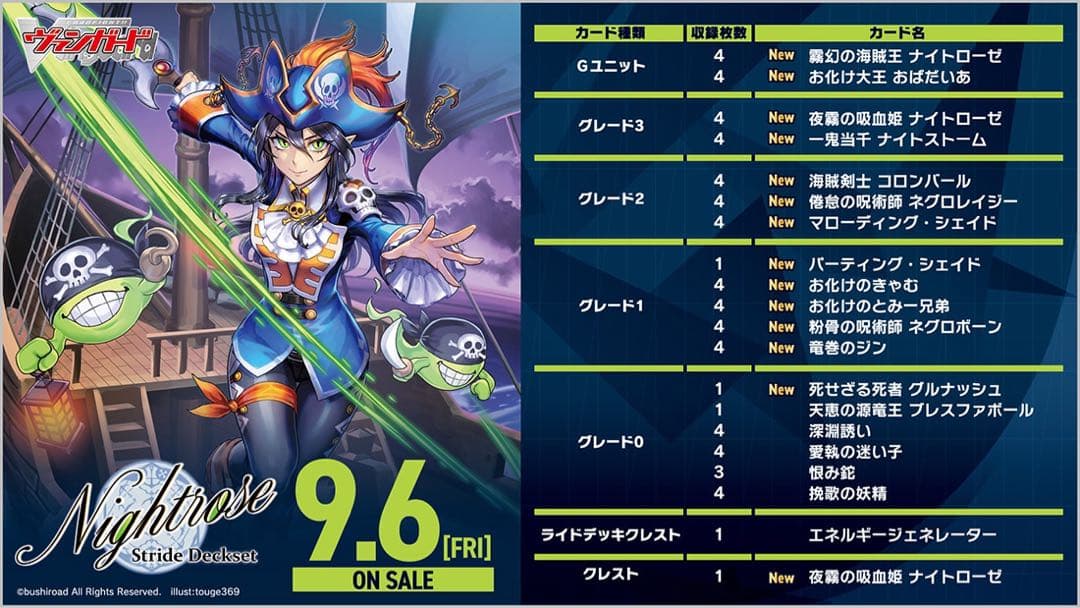 ヴァンガード ストライド デッキセット ナイトローゼ 12個 1カートン