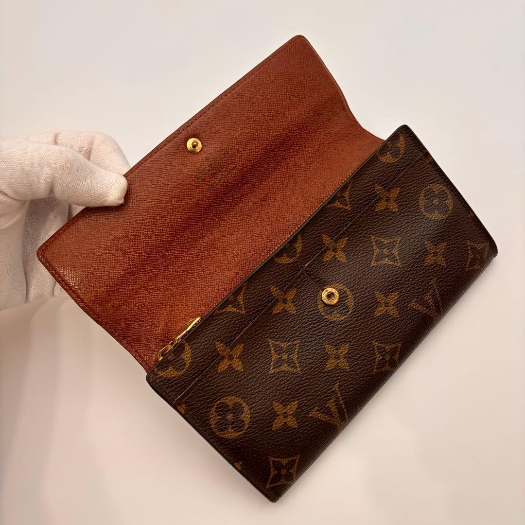 ルイヴィトン✨モノグラム✨ポルトフォイユサラ長財布 【鑑定済み商品】