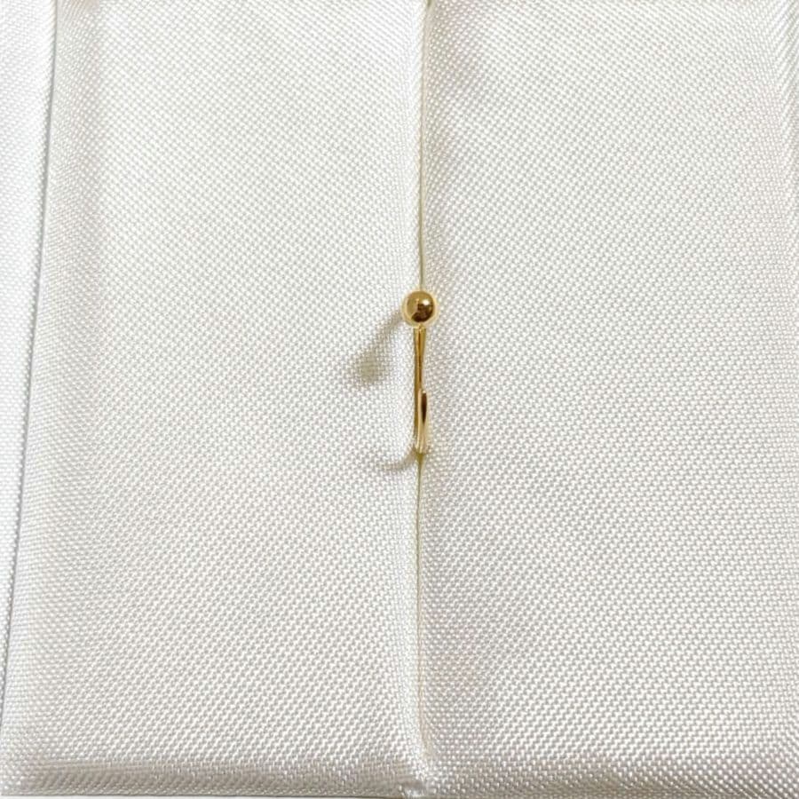 ARTIDA OUD　K10　スタッドミニフープ　シングルピアス　【片耳】