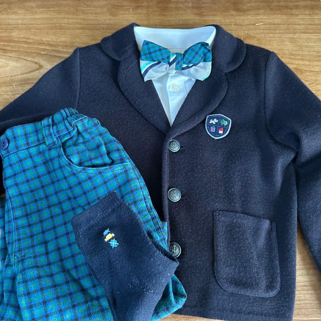 familiar 定番チェックフォーマルセット