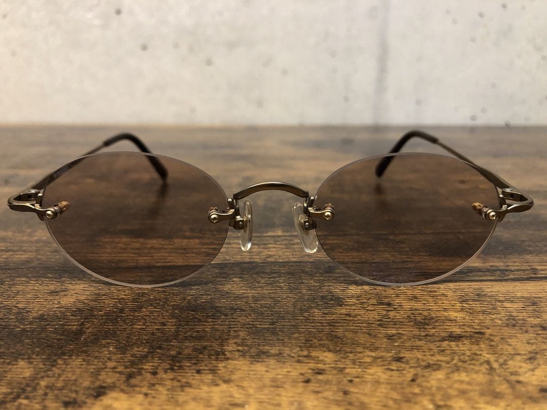 Burberry バーバリー　サングラス　リムレス　 y2k 平成　ノバチェック