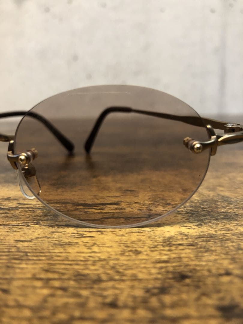 Burberry バーバリー　サングラス　リムレス　 y2k 平成　ノバチェック