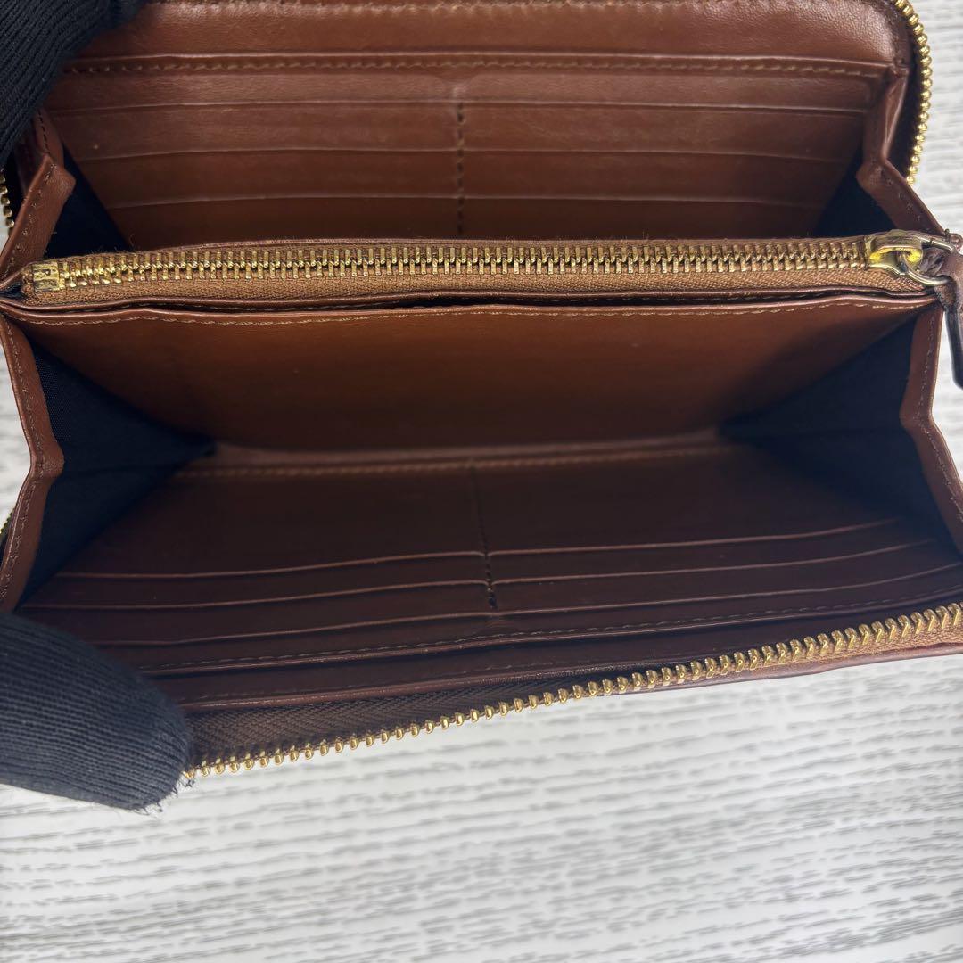 美品　Burberry バーバリー　長財布　ラウンドファスナー　S36