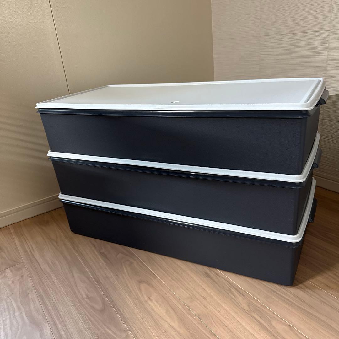 ロングスーパーケース　ディープケース　3個セット　タッパーウェア　バラ売不可