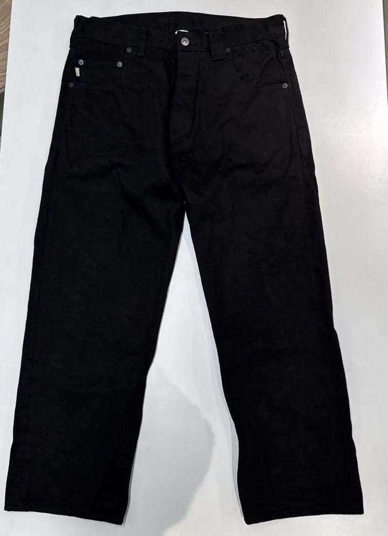 パンツ jjjjound Relaxed selvedge jeans black 31