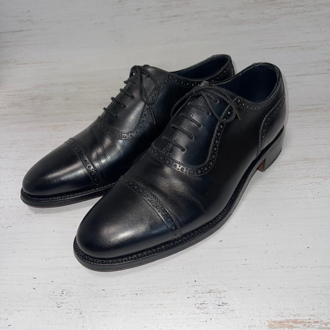 神匠 RE08 クォーターブローグ【US6.5≒24.0cm】純正シューツリー付