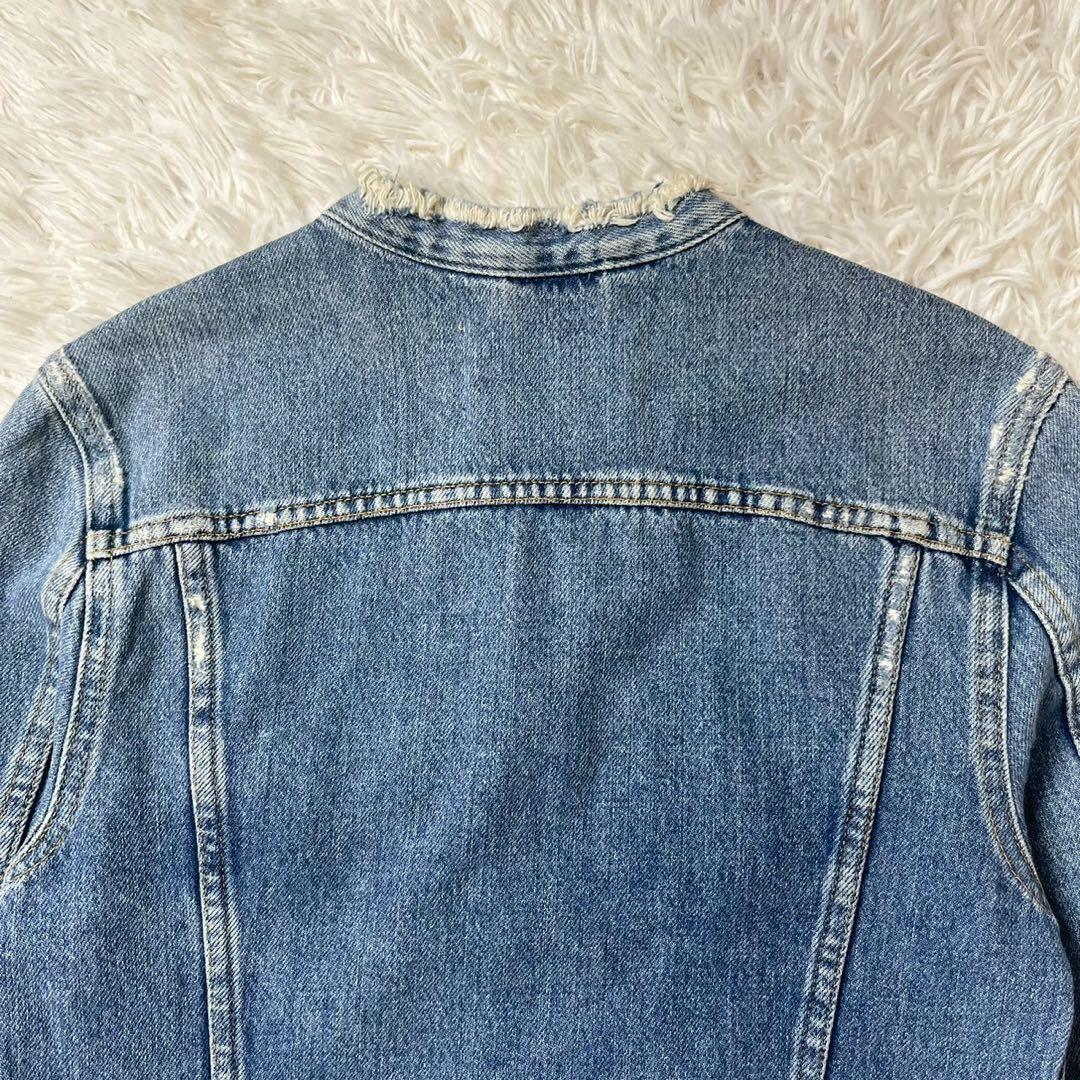 Acne Studios デニムジャケット　ノーカラー　BTSテテ着用　34