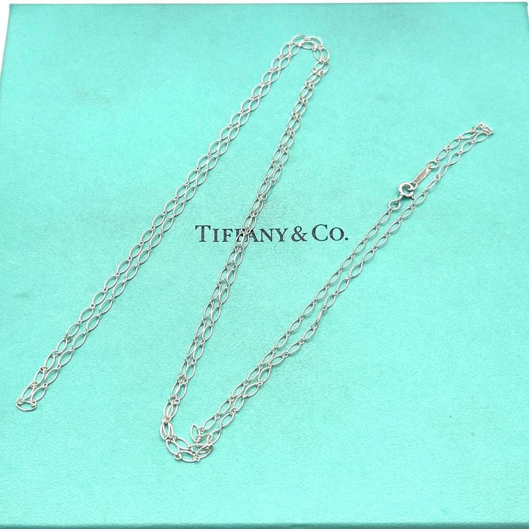 クリームティ　ティファニー　オーバル　リンク　チェーン　ネックレス