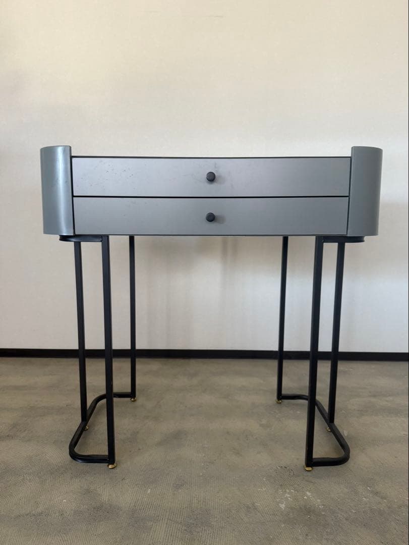 強化ガラス/オシャレドレッサー/LEDミラーは別売り　美容室にも最適