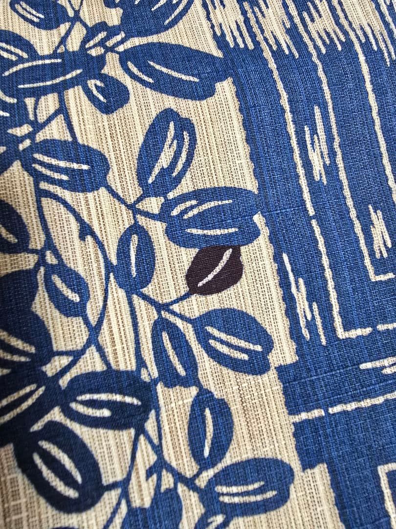 再出品 日本橋竺仙 奥州小紋 新品節竹と萩