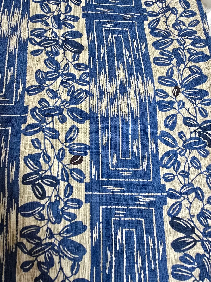 再出品 日本橋竺仙 奥州小紋 新品節竹と萩