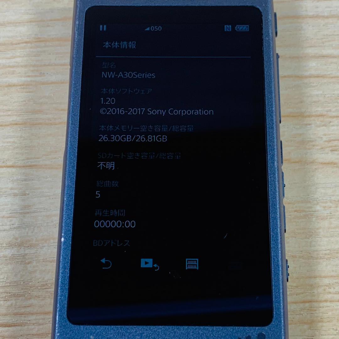 456 WalkMan SONY NW-A30Series ウォークマン