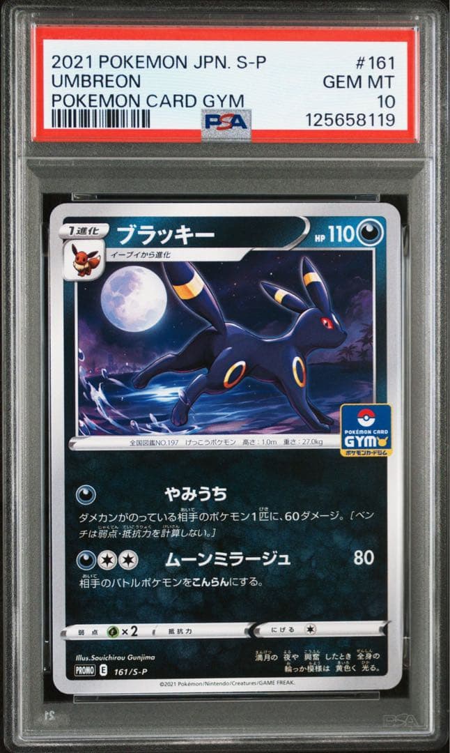 【PSA10】ブラッキー 161/S-P ジムプロモ 第5弾 ②