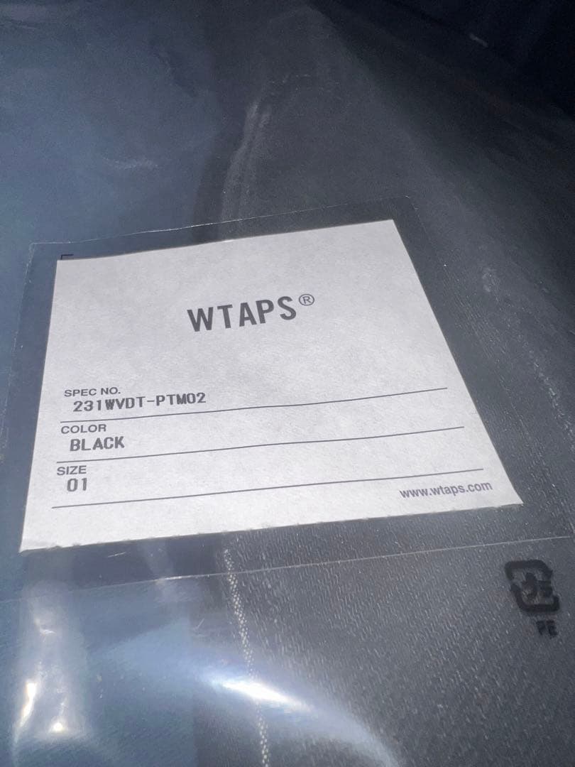 パンツ Milt2001 / Trousers / Cotton. DenimBlack