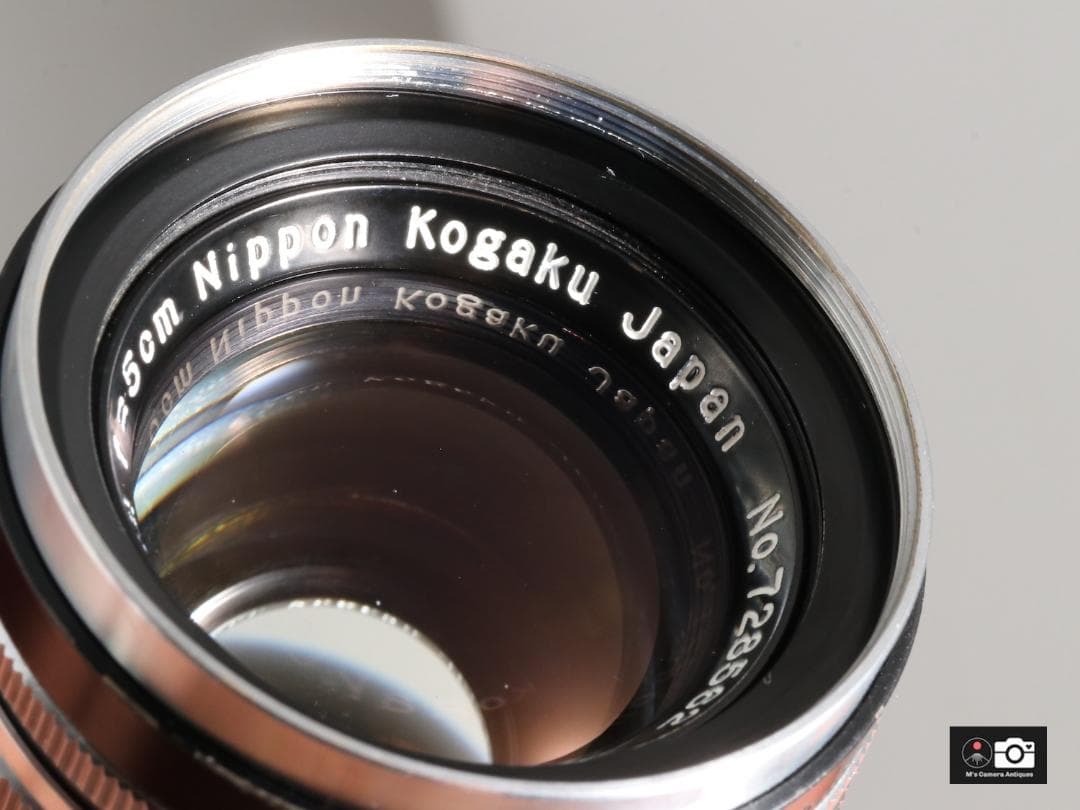 美品Nikkor H C 5ｃm F/2 黒帯ライカＬ３９レンズ整備済