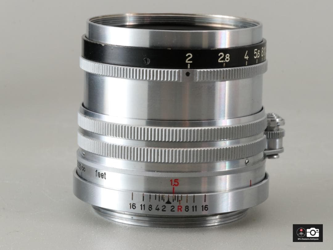 美品Nikkor H C 5ｃm F/2 黒帯ライカＬ３９レンズ整備済