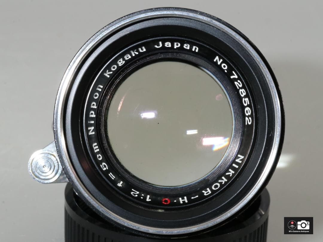 美品Nikkor H C 5ｃm F/2 黒帯ライカＬ３９レンズ整備済