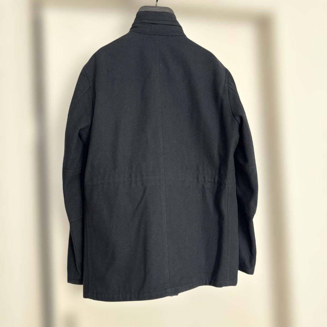 BURBERRY ウールコート 黒色 LL