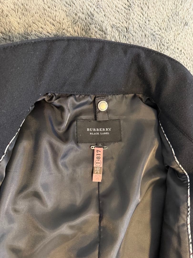 BURBERRY ウールコート 黒色 LL