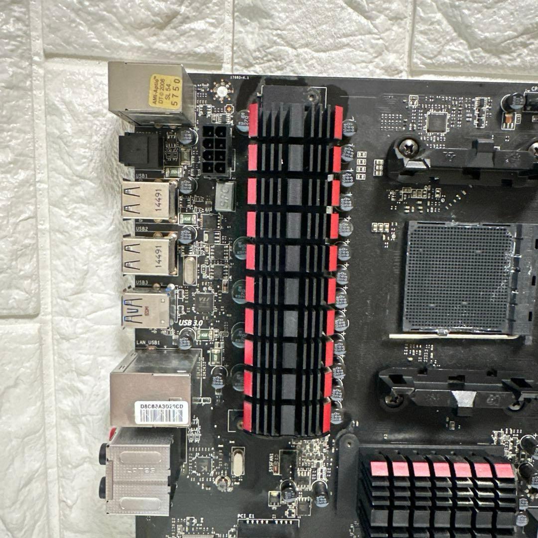 正常動作品　取説他付属品付　msi ATX マザーボード　970 GAMING