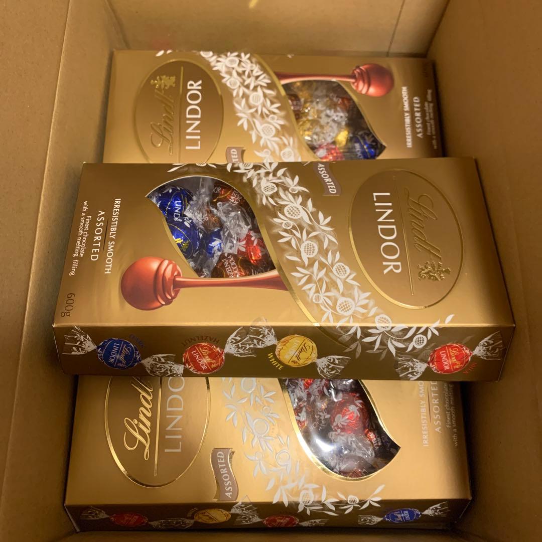 リンツ リンドール 4種アソート 600g ❌3個