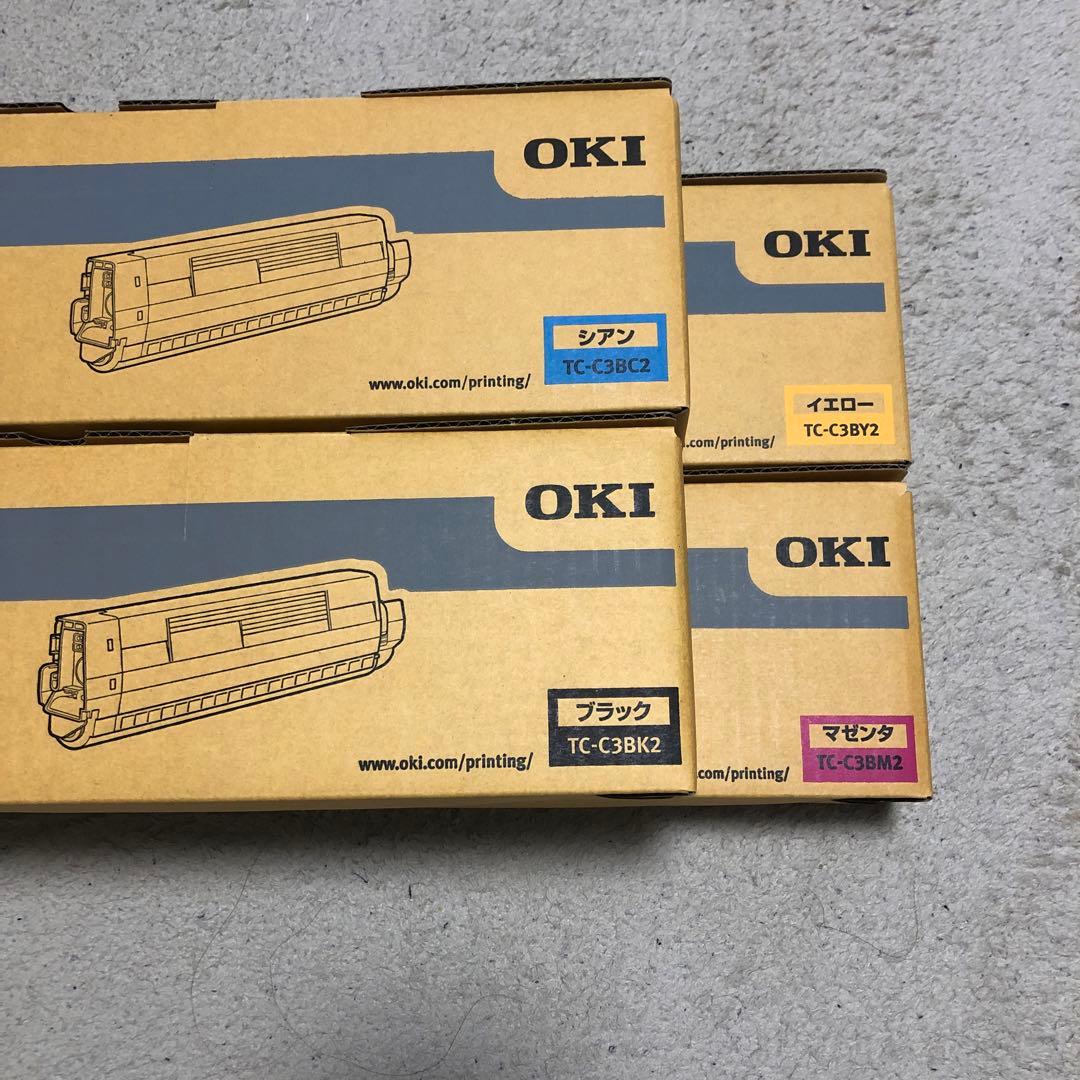 OKI 純正トナーカートリッジ （大）４色セット TC-C3B No2
