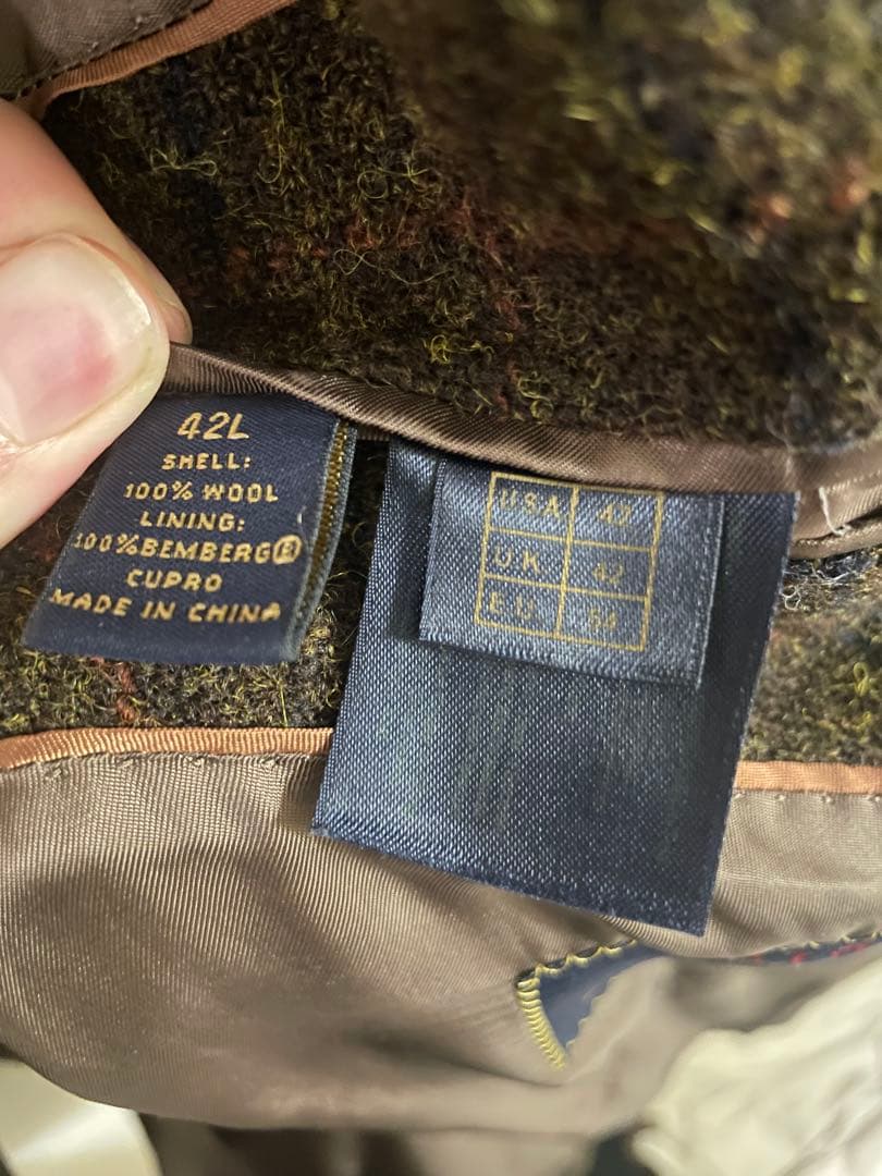 Brooks Brothers Harris Tweed テーラードジャケット