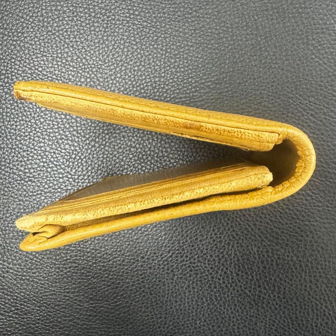 シャネル 名刺入れ ベージュ 11cm x 8cm