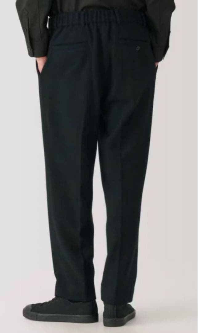 カシミヤ混タックパンツ MUJILABO