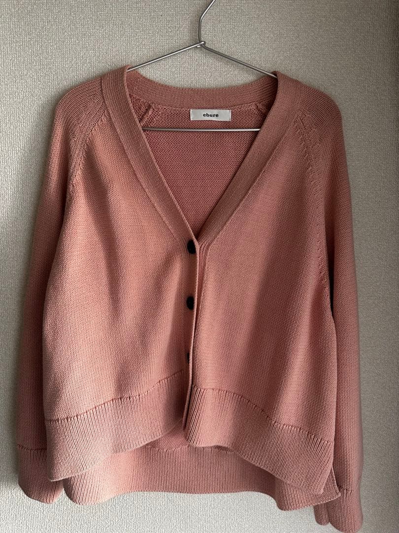 ebure エブール コットンカシミヤカーディガン