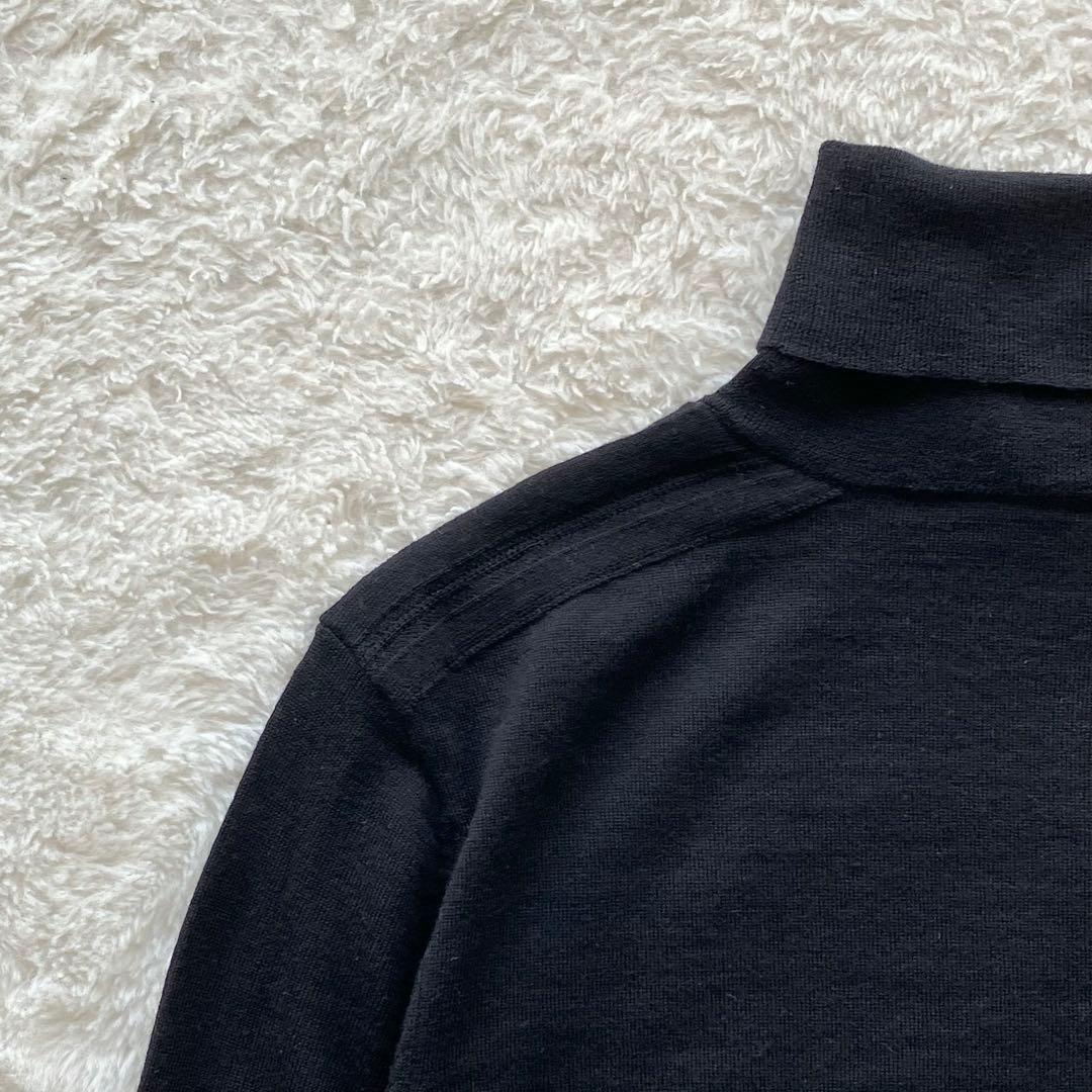 未使用品 Theory ウール タートルネックニット セーター ブラック 38