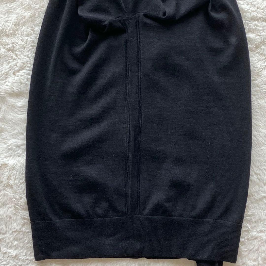 未使用品 Theory ウール タートルネックニット セーター ブラック 38