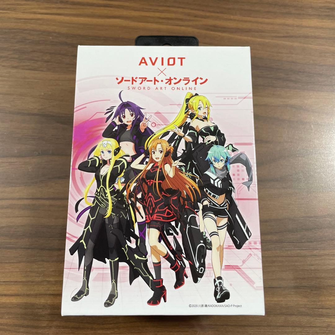 AVIOT ソードアートオンライン　ワイヤレスイヤホン