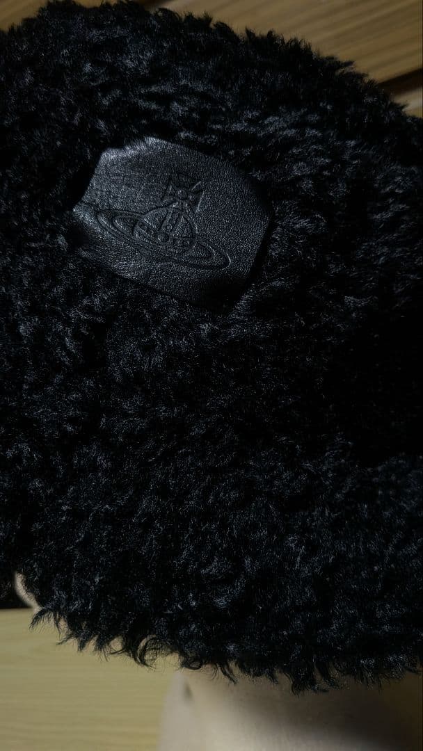 Vivienne Westwood redLabel　黒ボア　バケットハット