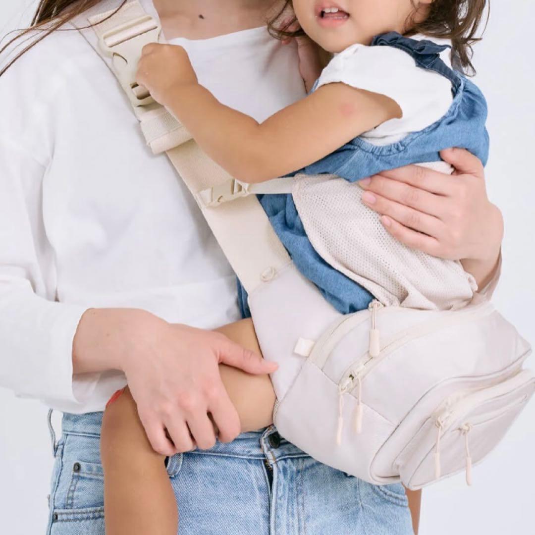 【T.】POMULU ナチュラルアイボリー ヒップシート