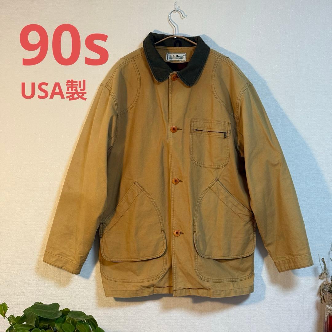 90s USA製 L.L.Bean ハンティングジャケット ダック ヴィンテージ