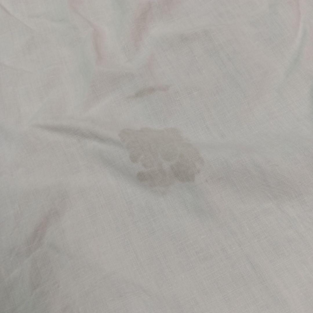 france vintage シーツ リペア部分 リネン＆コットン ブロカント