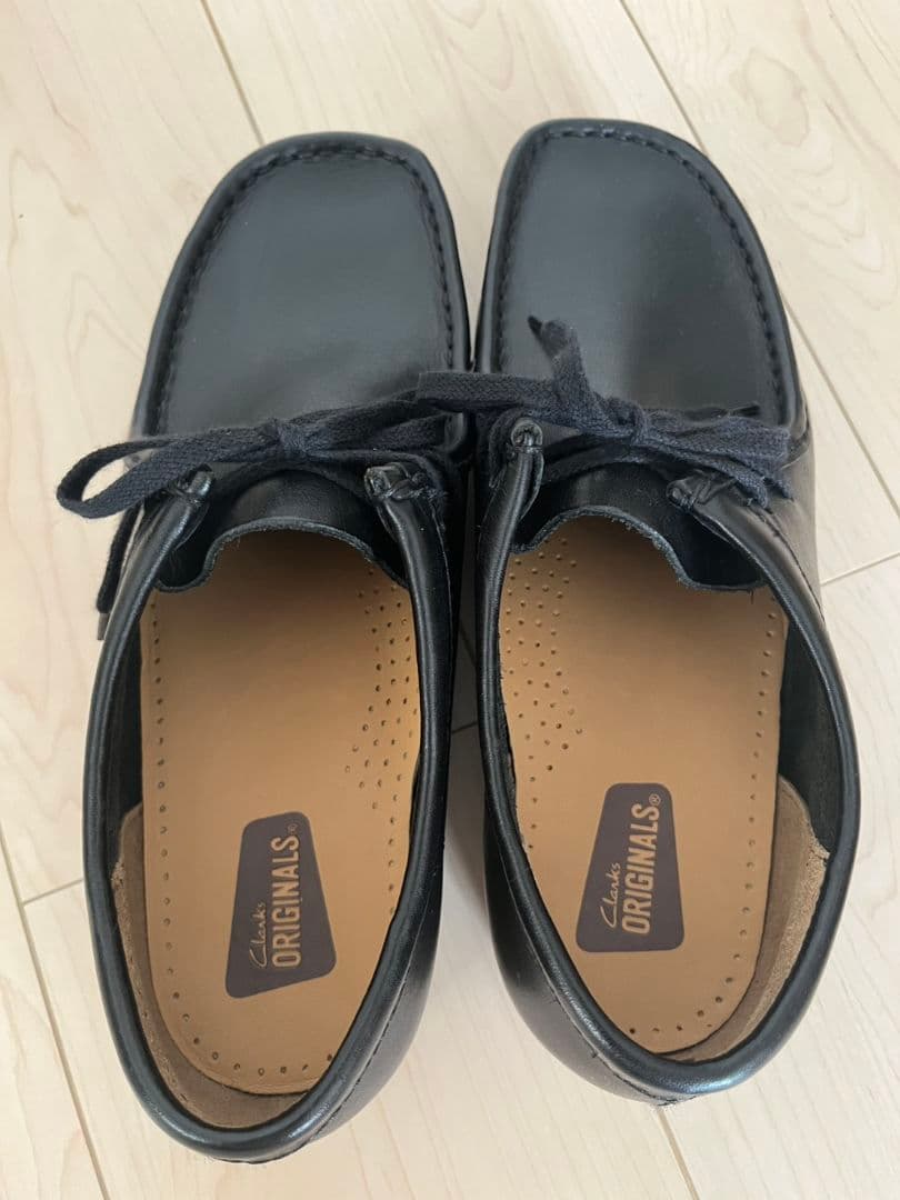 未使用クラークスWallabee / メンズ ワラビー（ブラックレザー26センチ