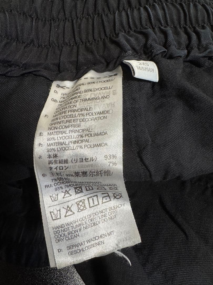 Y-3 ブラック カーゴパンツ