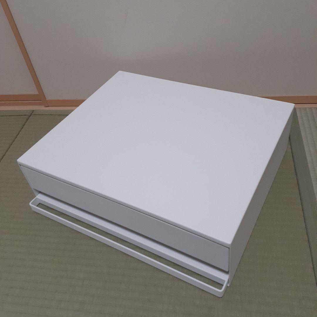 k*n様 山崎実業 ツーウェイ キッチン家電下引出し＆スライドテーブル