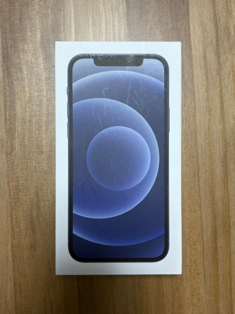 iPhone12 64GB ブラック SIMロックあり 初期化済み 箱、付属品付